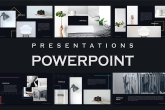 create a powerpoint presentation and pitch deck design for you