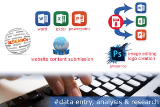 do data entry services, internet research market research