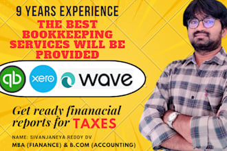 provide quickbooks and xero bookkeeping services