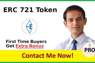 build you erc721 token smart contract in ethereum solidity