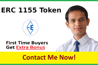 build you erc1155 token smart contract in ethereum solidity