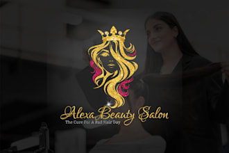 design 3 unique hair and beauty salon logo designs for your brand