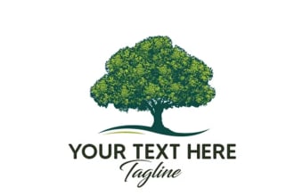 do the oak tree logo for farm and landscape