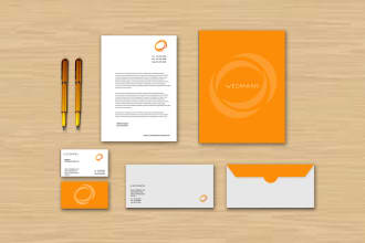 design business card, letterhead, brochure and  stationary