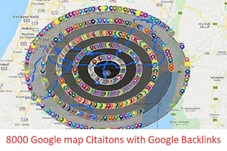 do 8000 google map citations