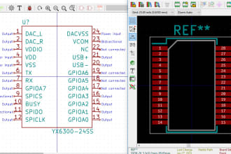 make a custom component library and footprint in kicad