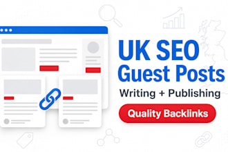 write and publish UK SEO blog guest posts with backlinks