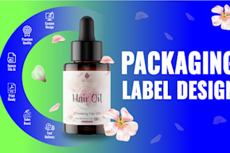 do packaging for cbd label, bottle label, pouch bag, poly mailer bag design