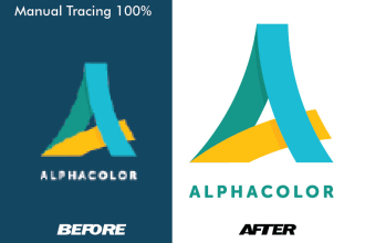 transform your blurry logo into a clear and professional design
