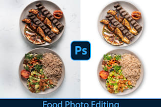 professional photoshop photo editing and foods image retouch