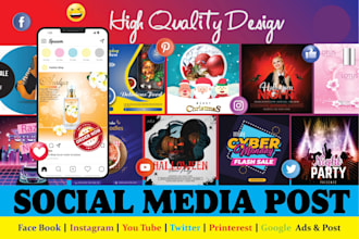 design branded social media posts, videos, ads, and banners