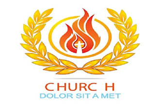 do a wonderful family church religious logo design in fast response