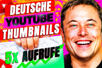 create best german youtube clickbait thumbnails