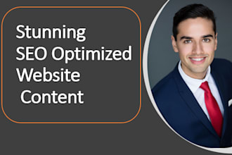 write creative website content for you
