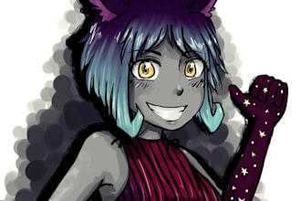 draw a manga/anime portrait