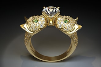 do 3d jewelry design, molding ready jewelry cad