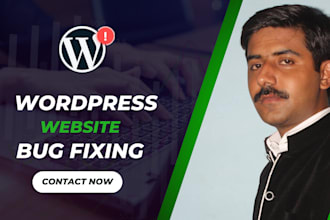 fix HTML, CSS, PHP, and wordpress website issues
