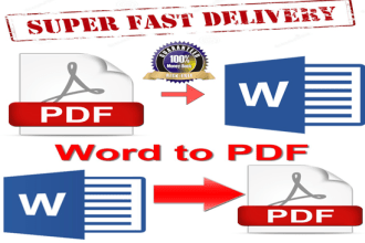 convert pdf, image file to word or excel
