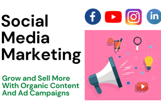be your professional social media manager and marketer