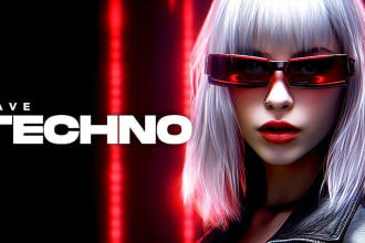 professionally create a techno, hard techno track