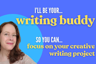 be your virtual writing buddy to keep you on track