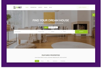 make real estate wordpress website, property management website, idx website