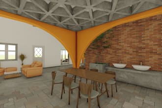 do 3d modeling and 3d renderings for buildings