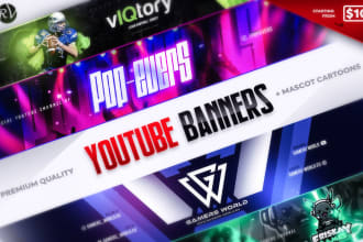 design a custom youtube banner