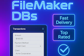 develop, customize filemaker databases
