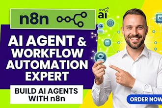 n8n workflow ai agent automation workflow, custom ai agents