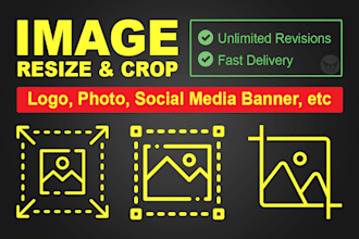 do bulk image resizing, photo resize, crop pictures, compress images