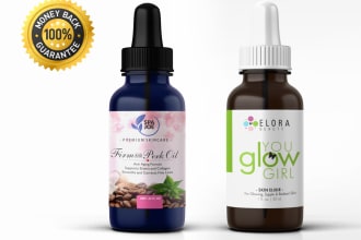 do product label design, supplement, cosmetic label within 24 hours