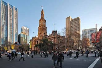 design and hand out 350 flyers or leaflets for your company in the Sydney CBD