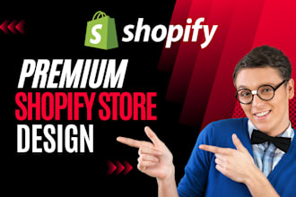 design a complete shopify store shopify website