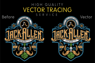 vectorize your logo, convert image to vector, vector tracing