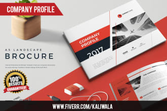 design corporate company profile brochures flyers