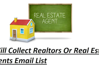 collect realtors or real estate agents email list