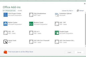 create an outlook addin specifically designed for office 365
