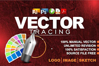 do vector tracing or convert to vector