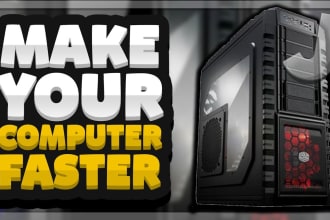 remotely fix, speed up slow windows laptop computer