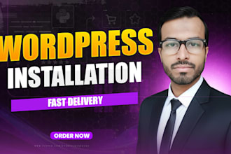 provide assistance in wordpress installation
