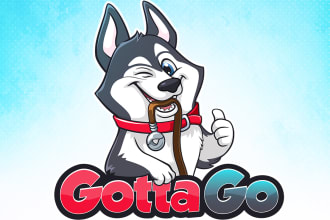 create a professional character, mascot, animal cartoon logo