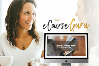 design slides or ebook for your online business
