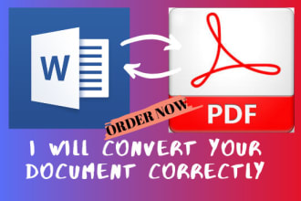 do file conversion PDF word excel