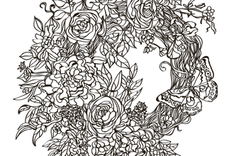 create coloring book illustration
