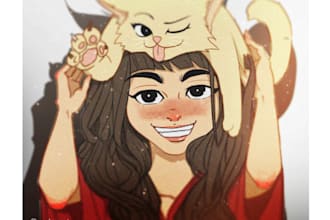 draw you cartoon anime or manga