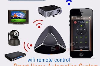 make wireless automation to control home appliances