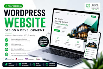 design a modern wordpress website that drives results