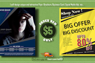 design all graphics like templates flyers brochures
