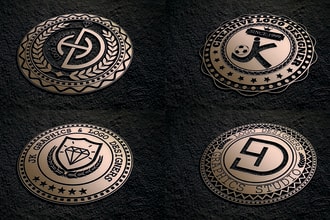 do creative vintage and retro  badge logo design